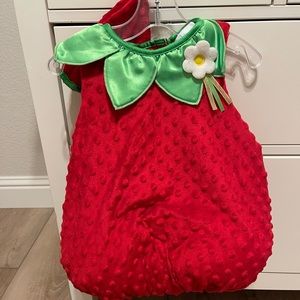 Strawberry Halloween costume for baby/ toddler